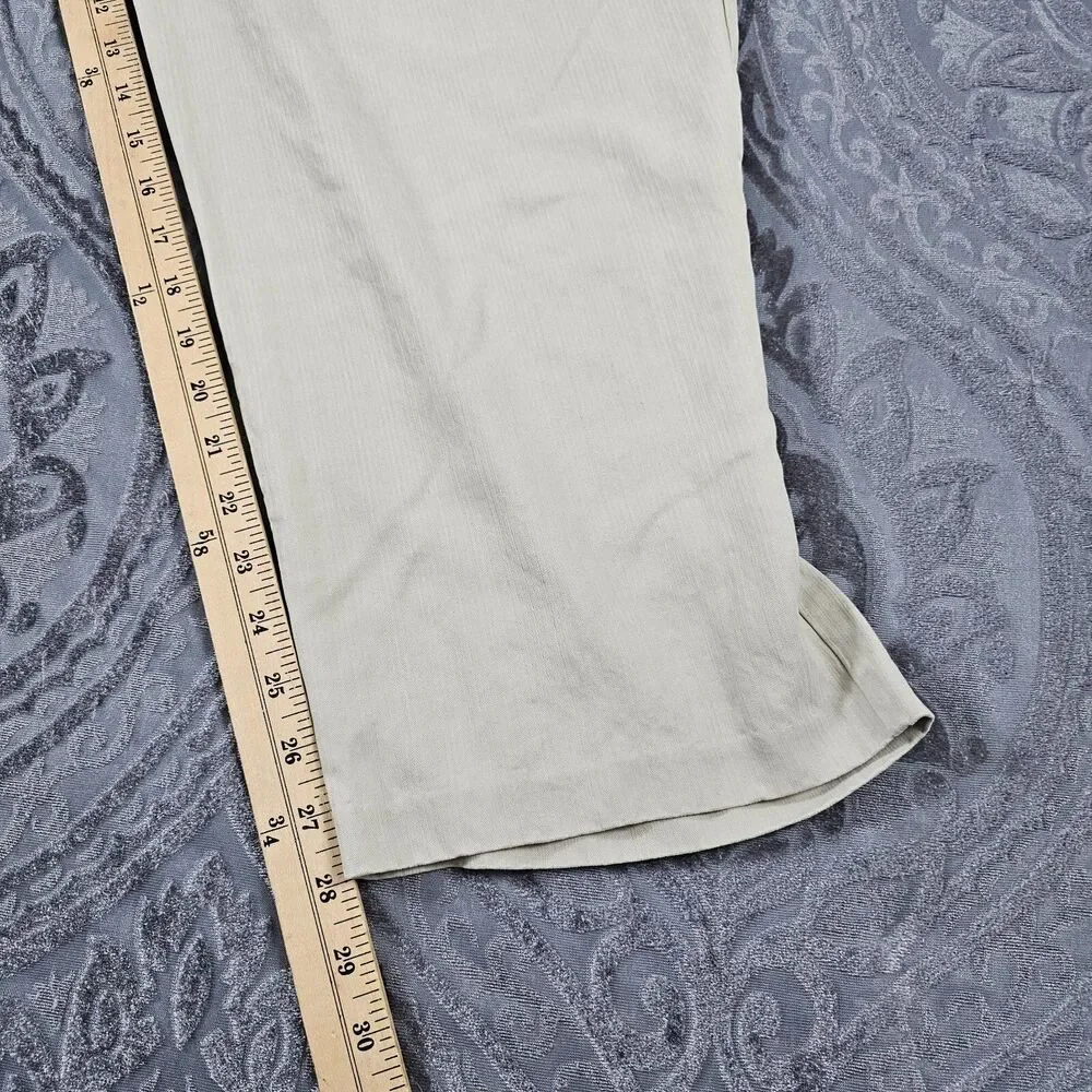 Tommy Bahama Pants Mens 39x28* Beige Silk Blend Pleated Golf Chino Casual Relax